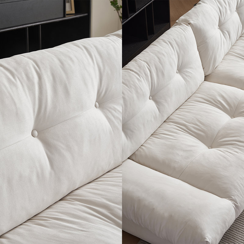Latitude Run® Emad 106.3" Upholstered Sofa Fluffy Cloud Sectional Couch